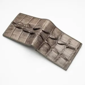 Grey Tail Skin Crocodile Wallets