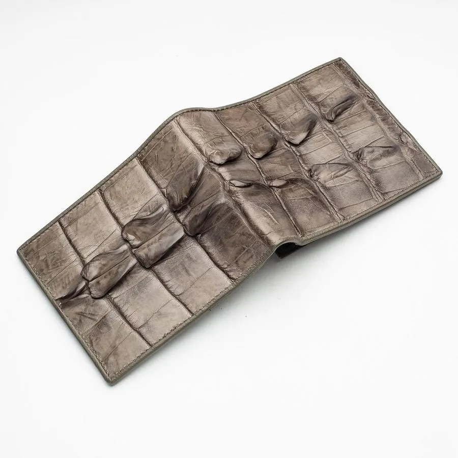 Grey Tail Skin Crocodile Wallets