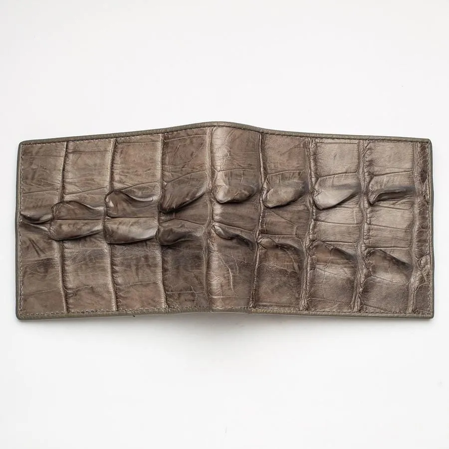 Grey Tail Skin Crocodile Wallets