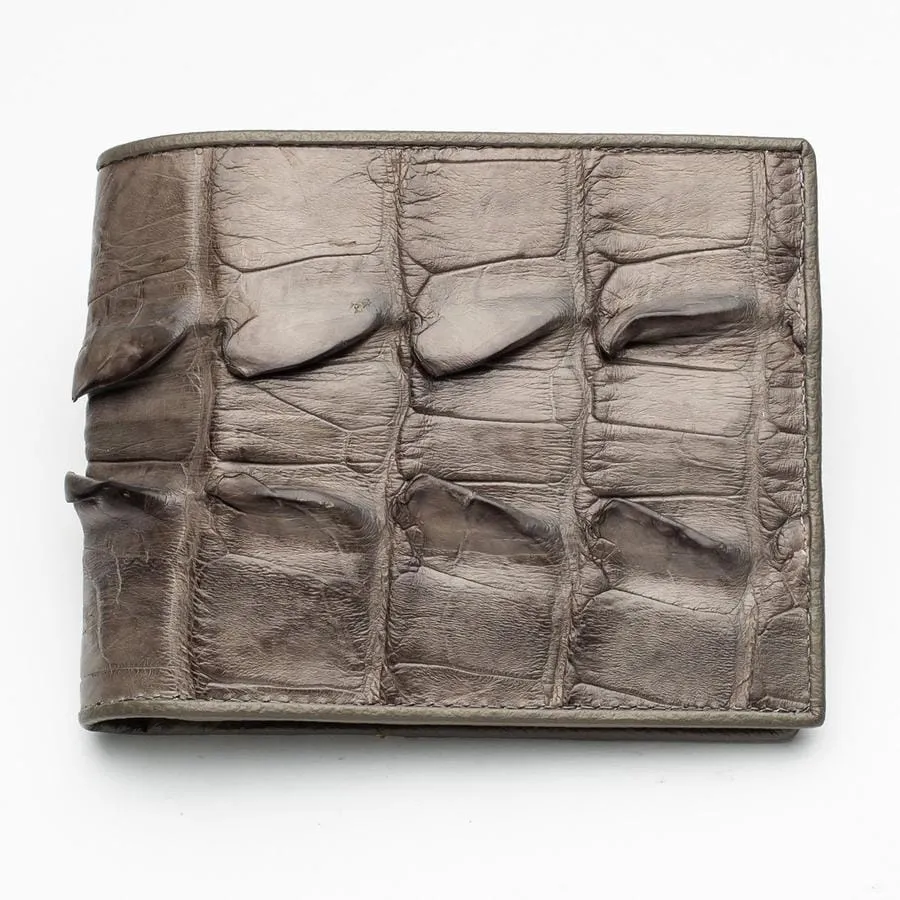 Grey Tail Skin Crocodile Wallets