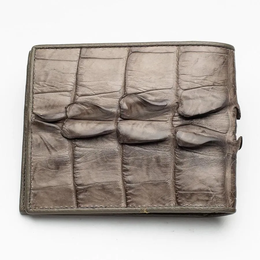 Grey Tail Skin Crocodile Wallets