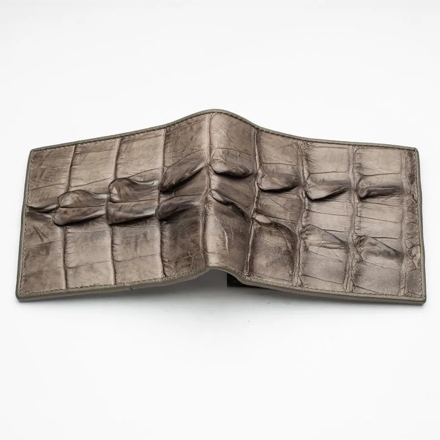 Grey Tail Skin Crocodile Wallets