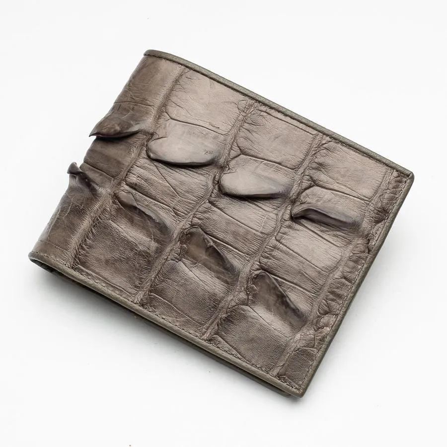 Grey Tail Skin Crocodile Wallets