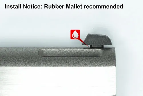 Guarder Aluminum Slide for MARUI V10 (CERAMIC/Silver Polishing)