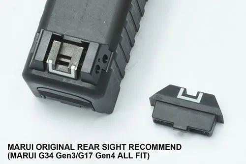 Guarder CNC Aluminum Slide/Steel Barrel kit for MARUI G17 Gen4 (G34 Gen4 Standard/Black)