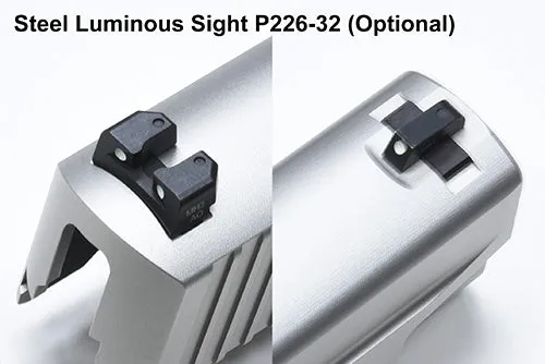 Guarder Stainless CNC Slide Set for MARUI P226/E2 (Silver/Late Ver. Marking)