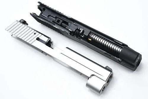 Guarder Stainless CNC Slide Set for MARUI P226/E2 (Silver/Late Ver. Marking)