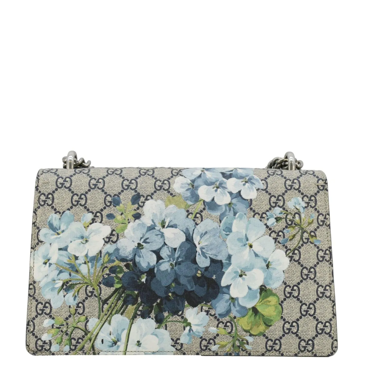 GUCCI Dionysus  Blooms GG Supreme Canvas Shoulder Bag Beige 400249