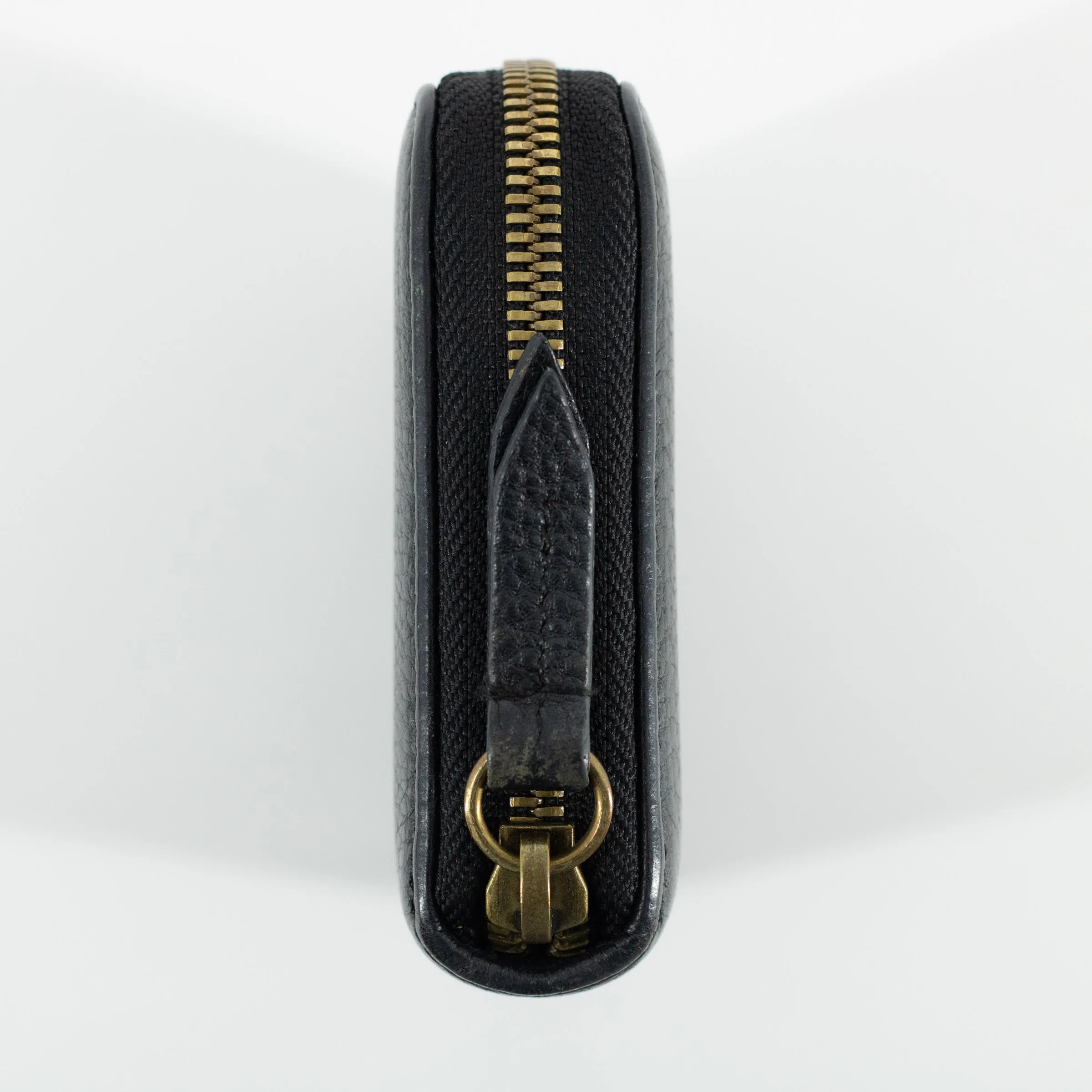 Gucci GG Black Marmont Zip Around Wallet #1845
