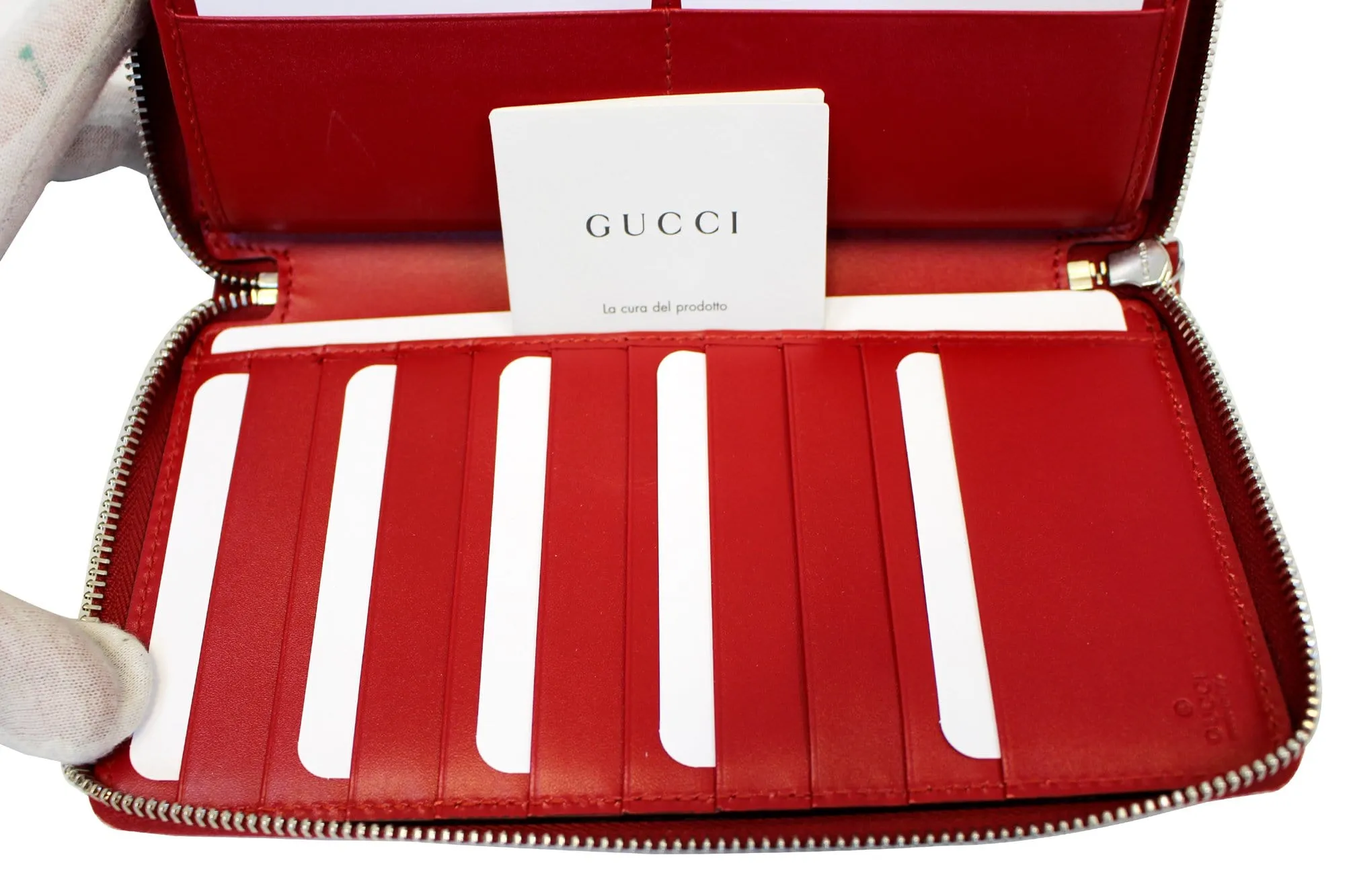 Gucci Signature Continental Guccissima Zip-around Wallet 233194