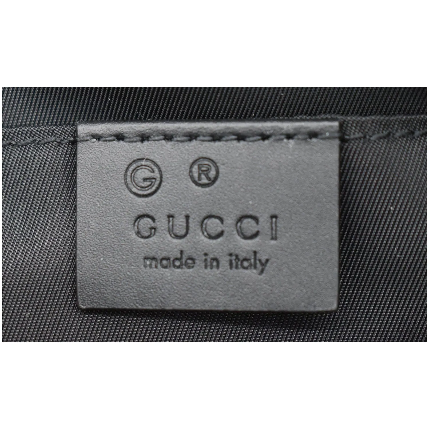 GUCCI Web Monogram Canvas Slim Belt Bag Black 630919 - 25% OFF