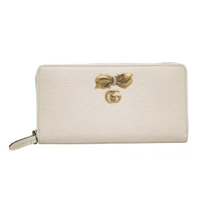 GUCCI ZIP AROUND WALLET WITH BOW