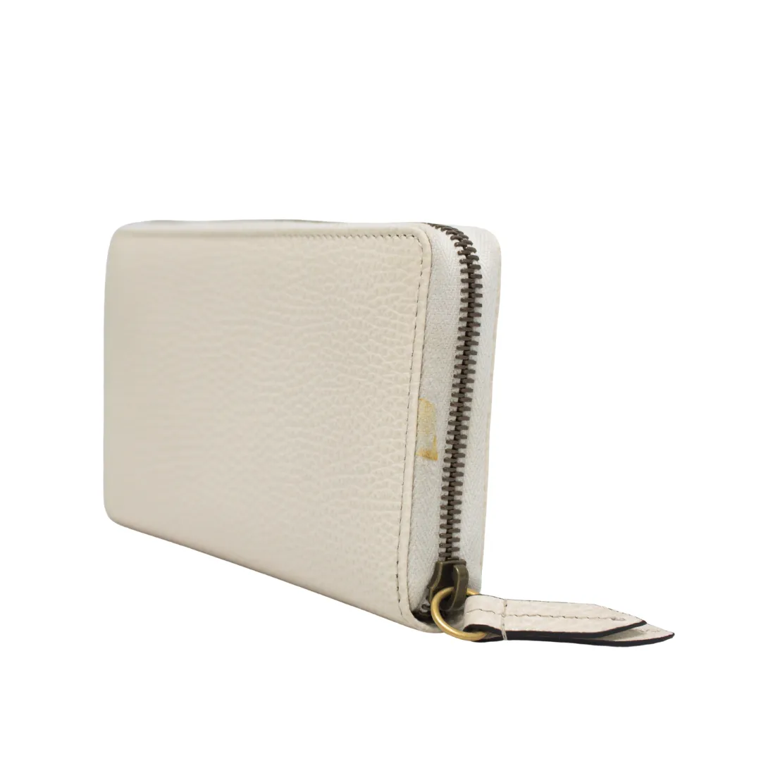 GUCCI ZIP AROUND WALLET WITH BOW
