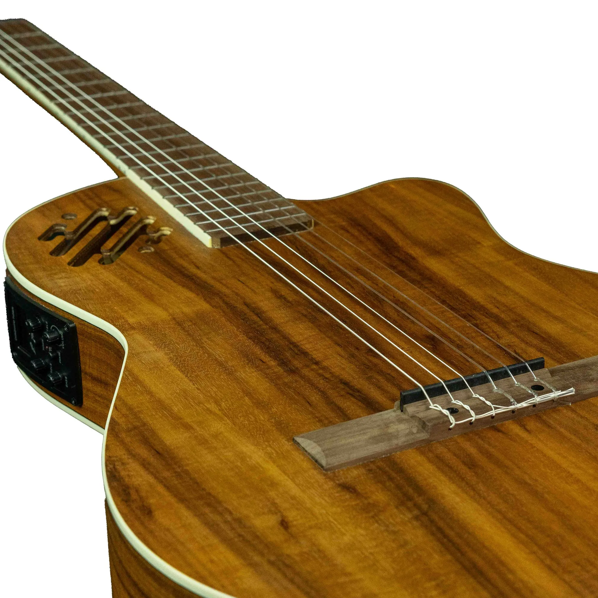 Guitarra Electroclásica Pro Slim Koa 39" - Incluye Funda Acolchada