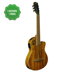 Guitarra Electroclásica Pro Slim Koa 39" - Incluye Funda Acolchada
