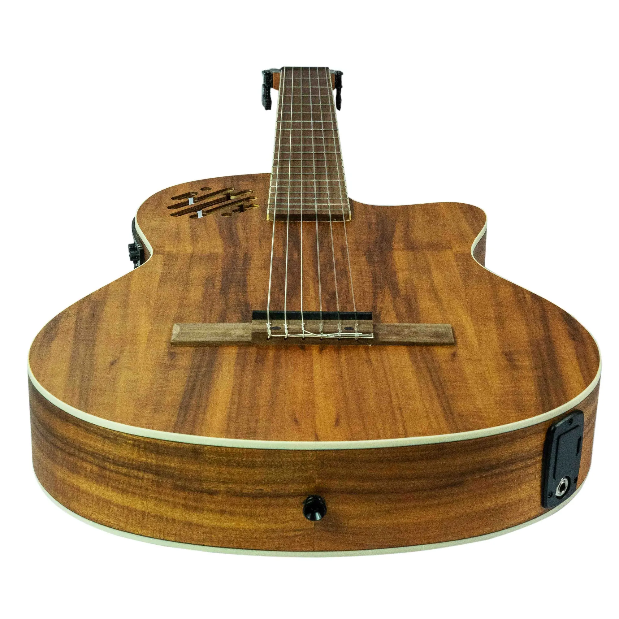 Guitarra Electroclásica Pro Slim Koa 39" - Incluye Funda Acolchada