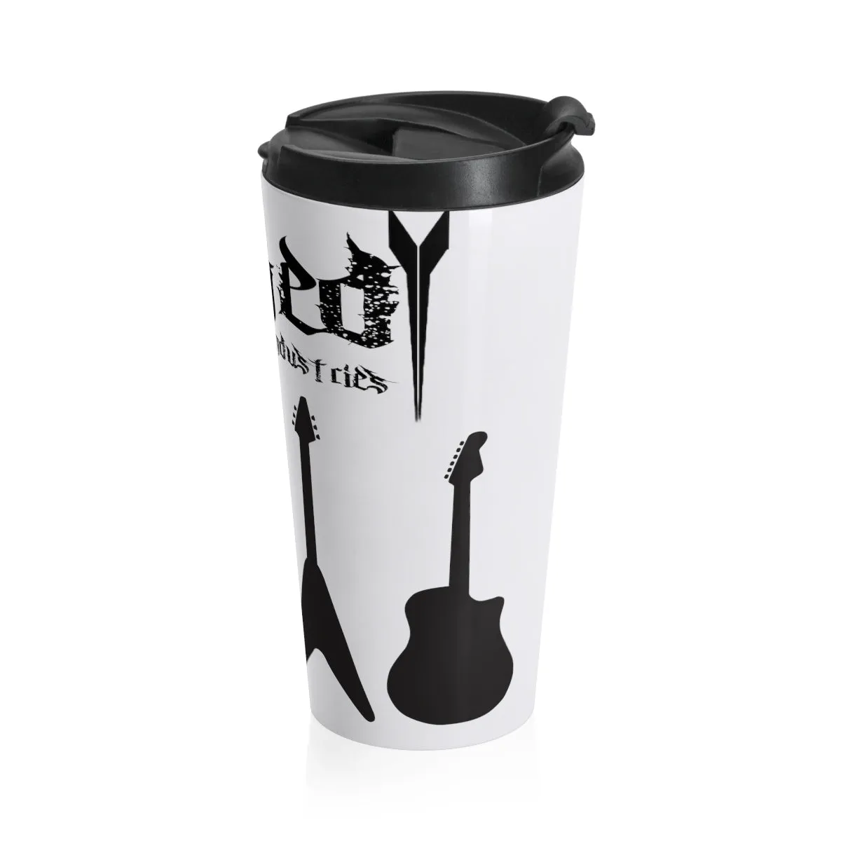 Guitars/ Stainless Steel Travel Mug