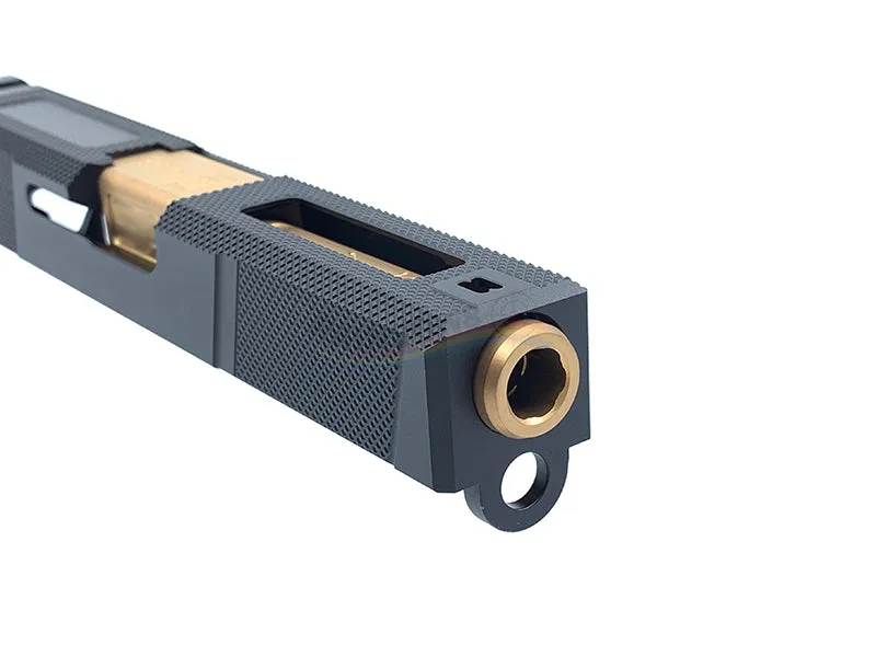 GunsModify SA Style Aluminum Slide & Stainless Barrel Set (Rose Gold) For Marui G19
