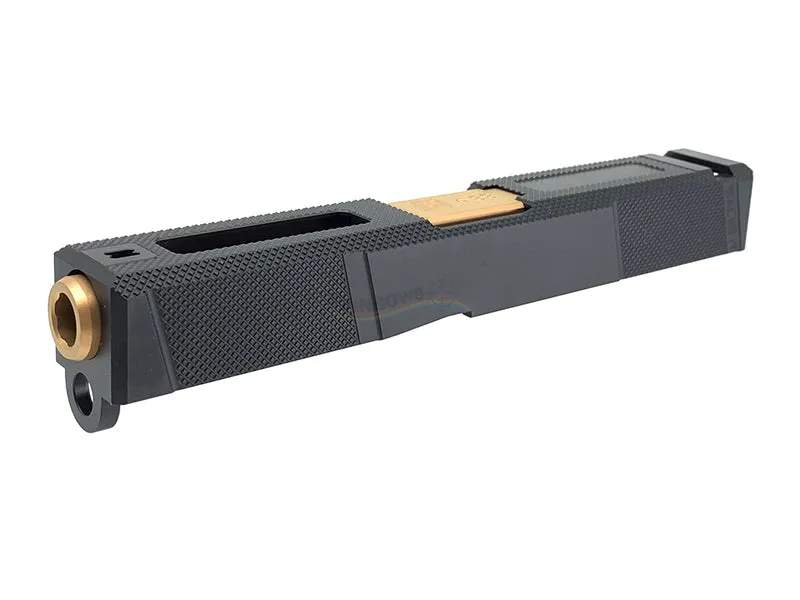 GunsModify SA Style Aluminum Slide & Stainless Barrel Set (Rose Gold) For Marui G19