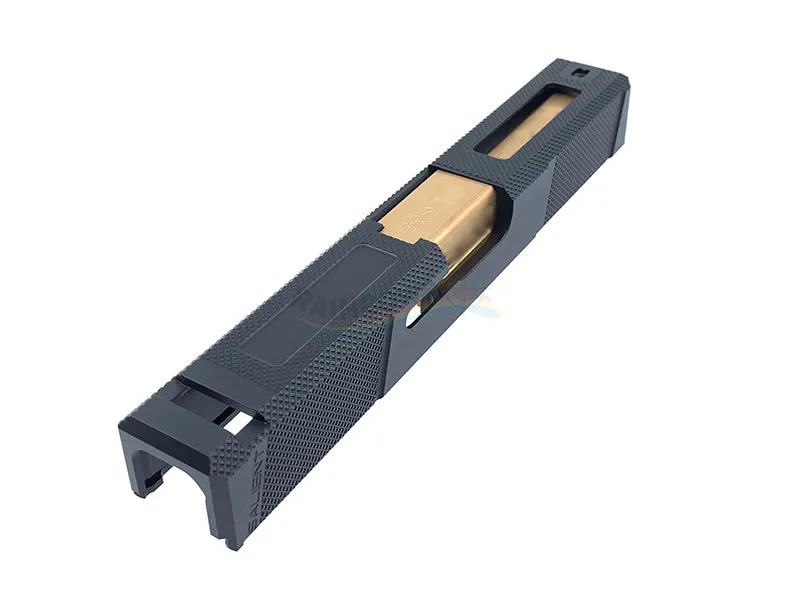 GunsModify SA Style Aluminum Slide & Stainless Barrel Set (Rose Gold) For Marui G19