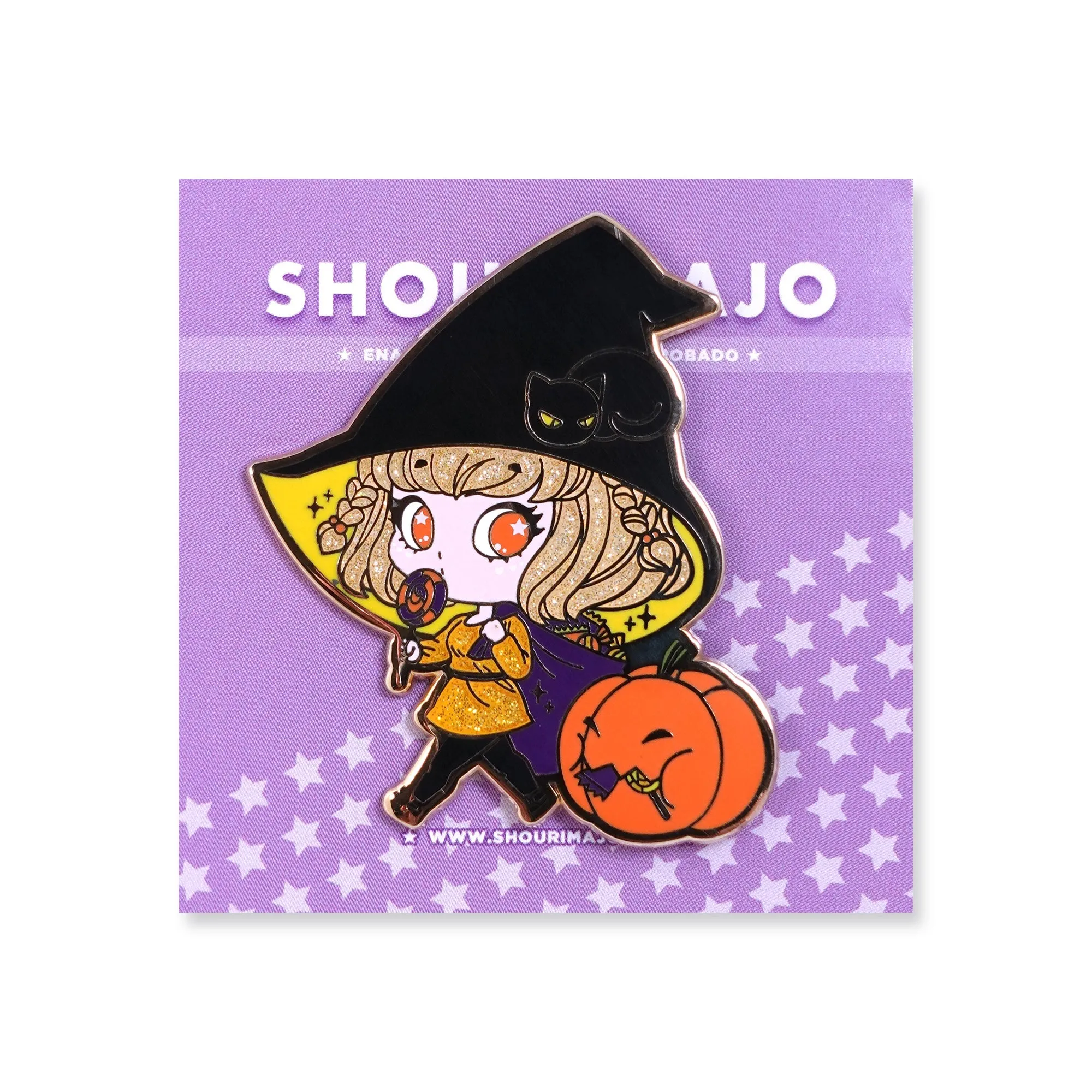 Halloween Trick-or-Treat Chibi Enamel Pin