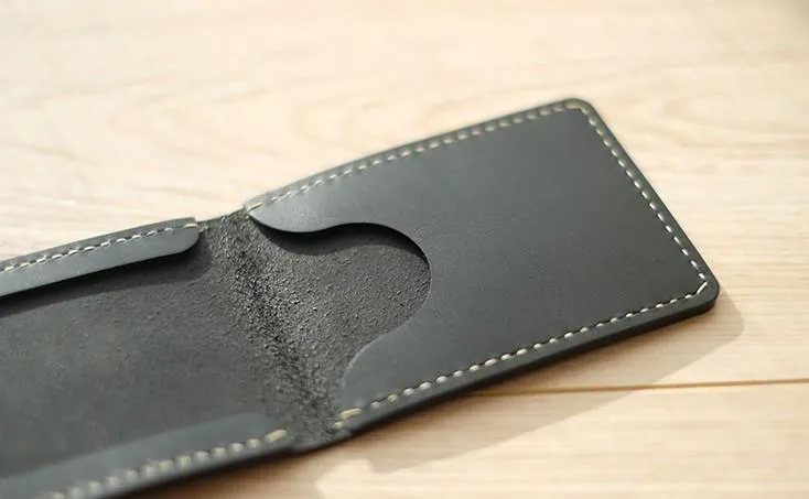 HANDMADE LEATHER Women Slim CARD WALLET Holder PERSONALIZED MONOGRAMMED GIFT CUSTOM Card Holder License Holder