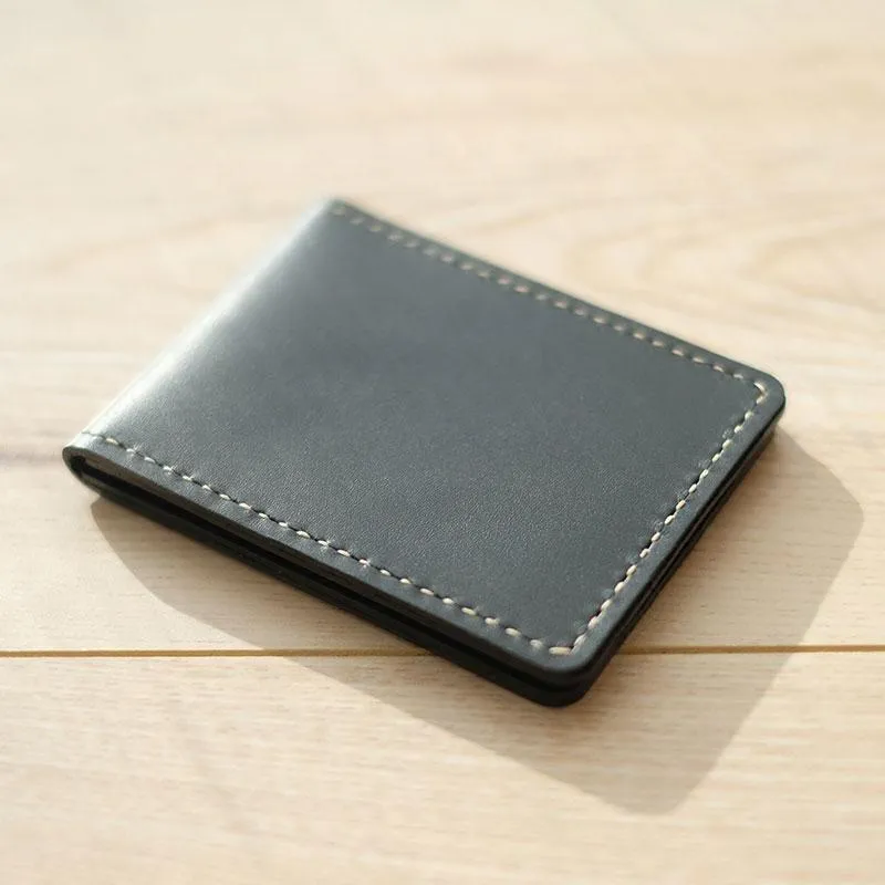 HANDMADE LEATHER Women Slim CARD WALLET Holder PERSONALIZED MONOGRAMMED GIFT CUSTOM Card Holder License Holder