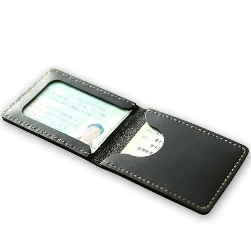 HANDMADE LEATHER Women Slim CARD WALLET Holder PERSONALIZED MONOGRAMMED GIFT CUSTOM Card Holder License Holder