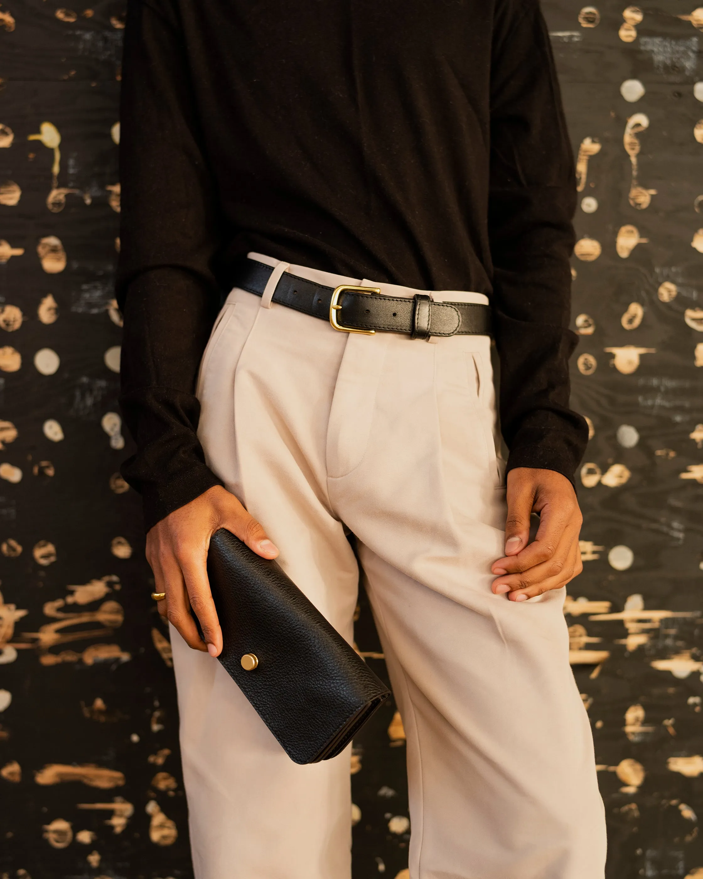 Hanne Accordion Wallet in Black