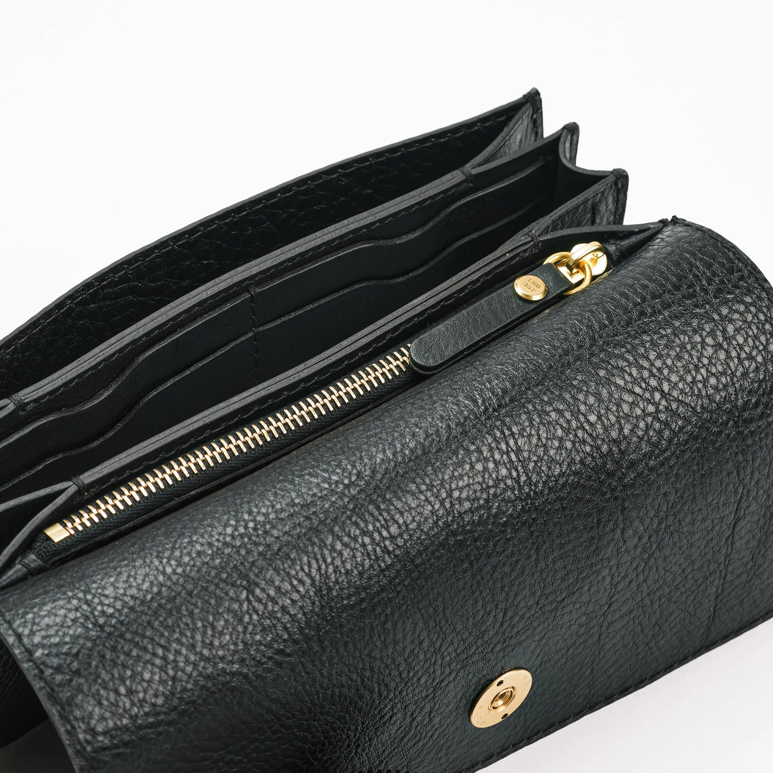 Hanne Accordion Wallet in Black