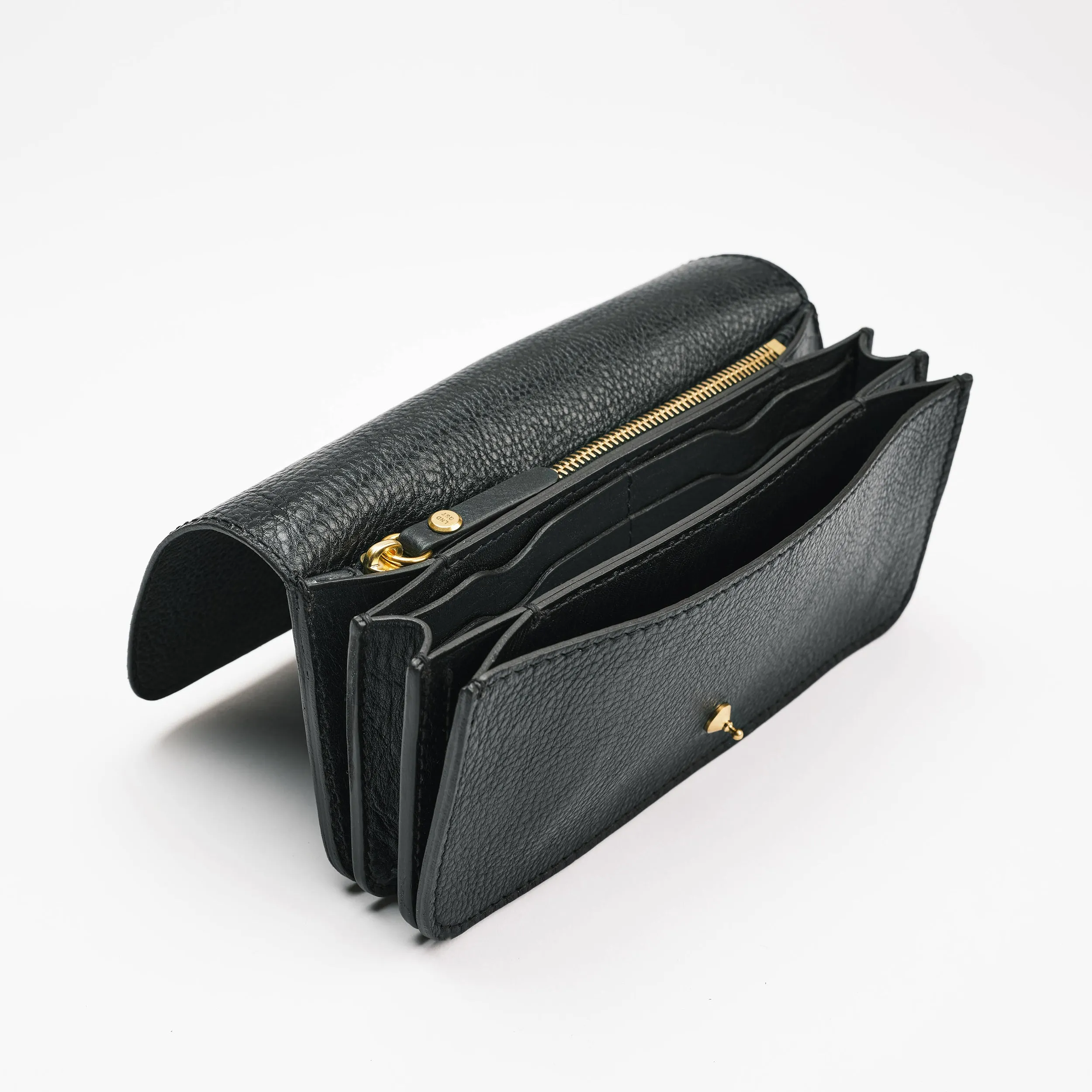 Hanne Accordion Wallet in Black