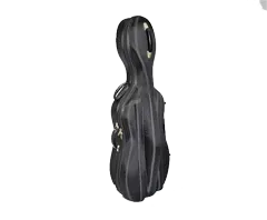 Hard Cello Bag with Wheels 3/4 Black