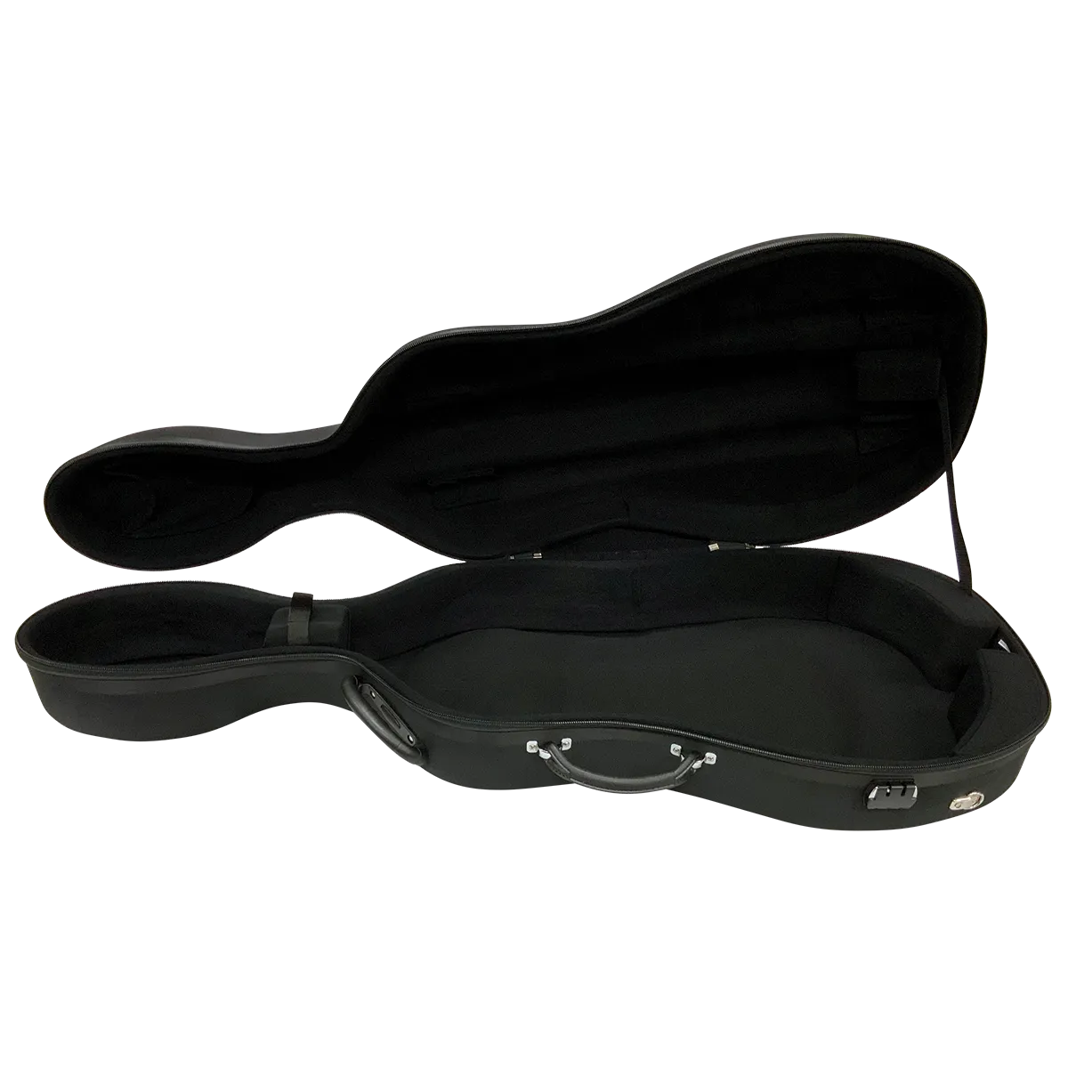 Hard Cello Bag with Wheels 3/4 Black