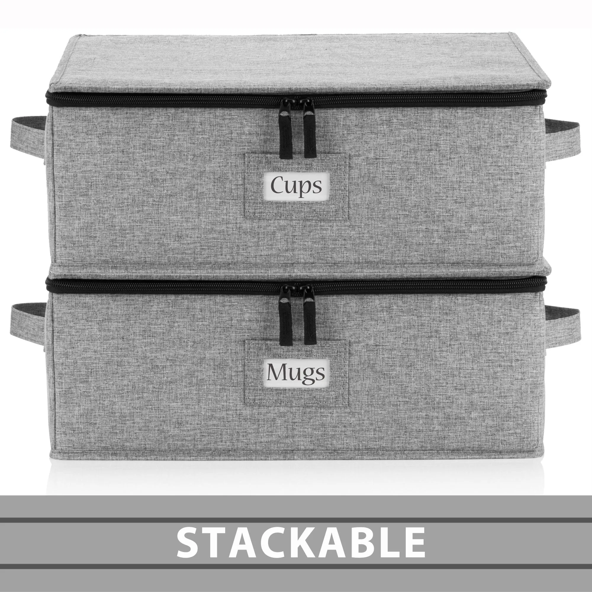 Hard Shell Cup Storage Container - 16" x 13" x 6"H