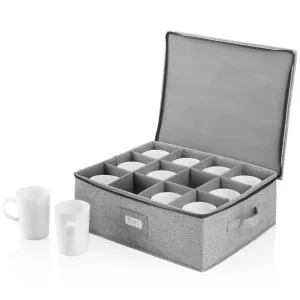 Hard Shell Cup Storage Container - 16" x 13" x 6"H