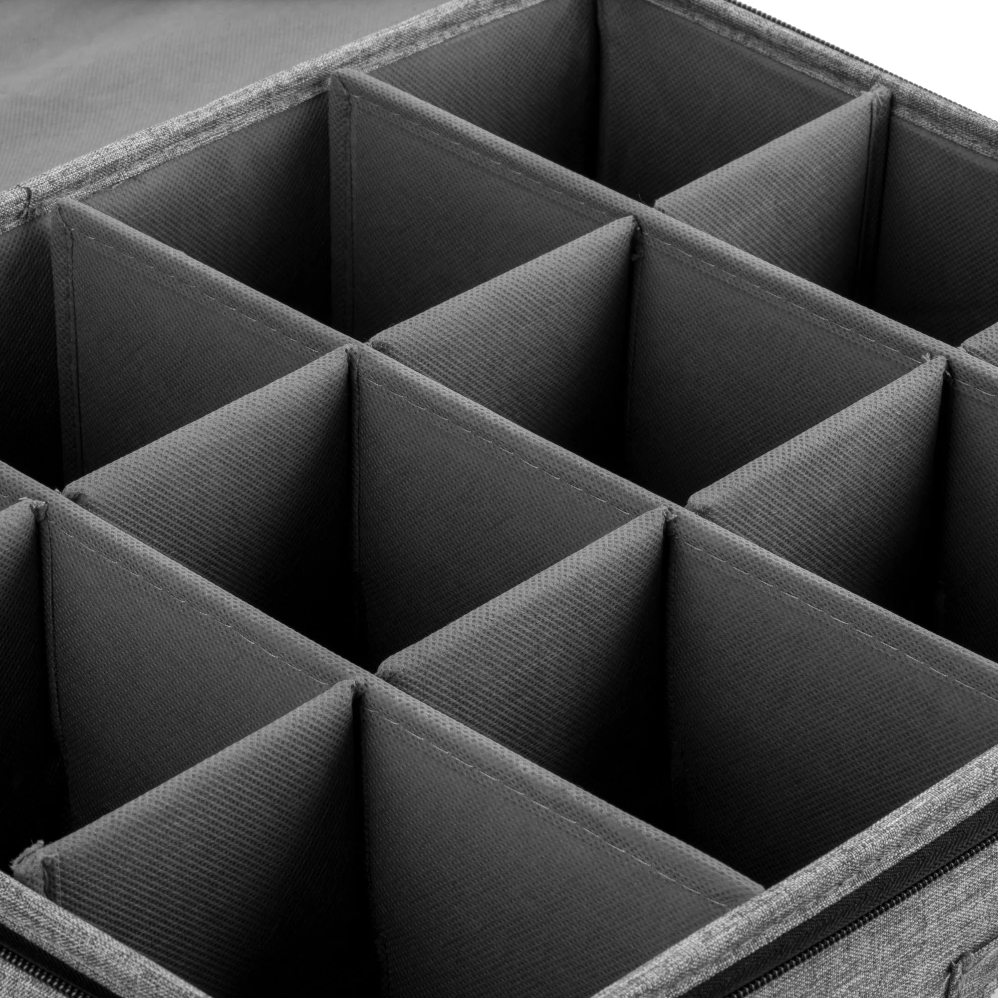 Hard Shell Cup Storage Container - 16" x 13" x 6"H