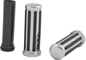 HardDrive Grips Rail Fits Throttle by Wire w/Smooth End Caps