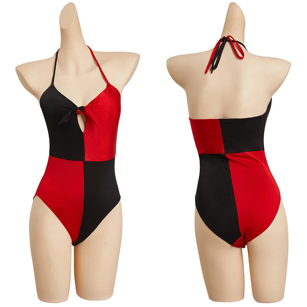 Harley Quinn S3 Swimsuit Cosplay Costume Jumpsuit Swimwear Outfits Halloween Carnival Suit