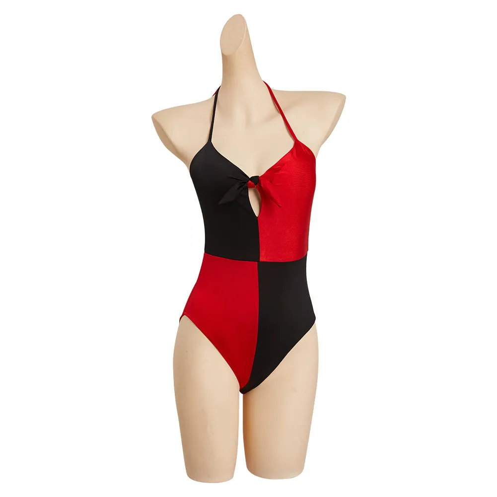 Harley Quinn S3 Swimsuit Cosplay Costume Jumpsuit Swimwear Outfits Halloween Carnival Suit