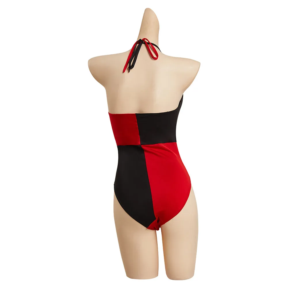 Harley Quinn S3 Swimsuit Cosplay Costume Jumpsuit Swimwear Outfits Halloween Carnival Suit