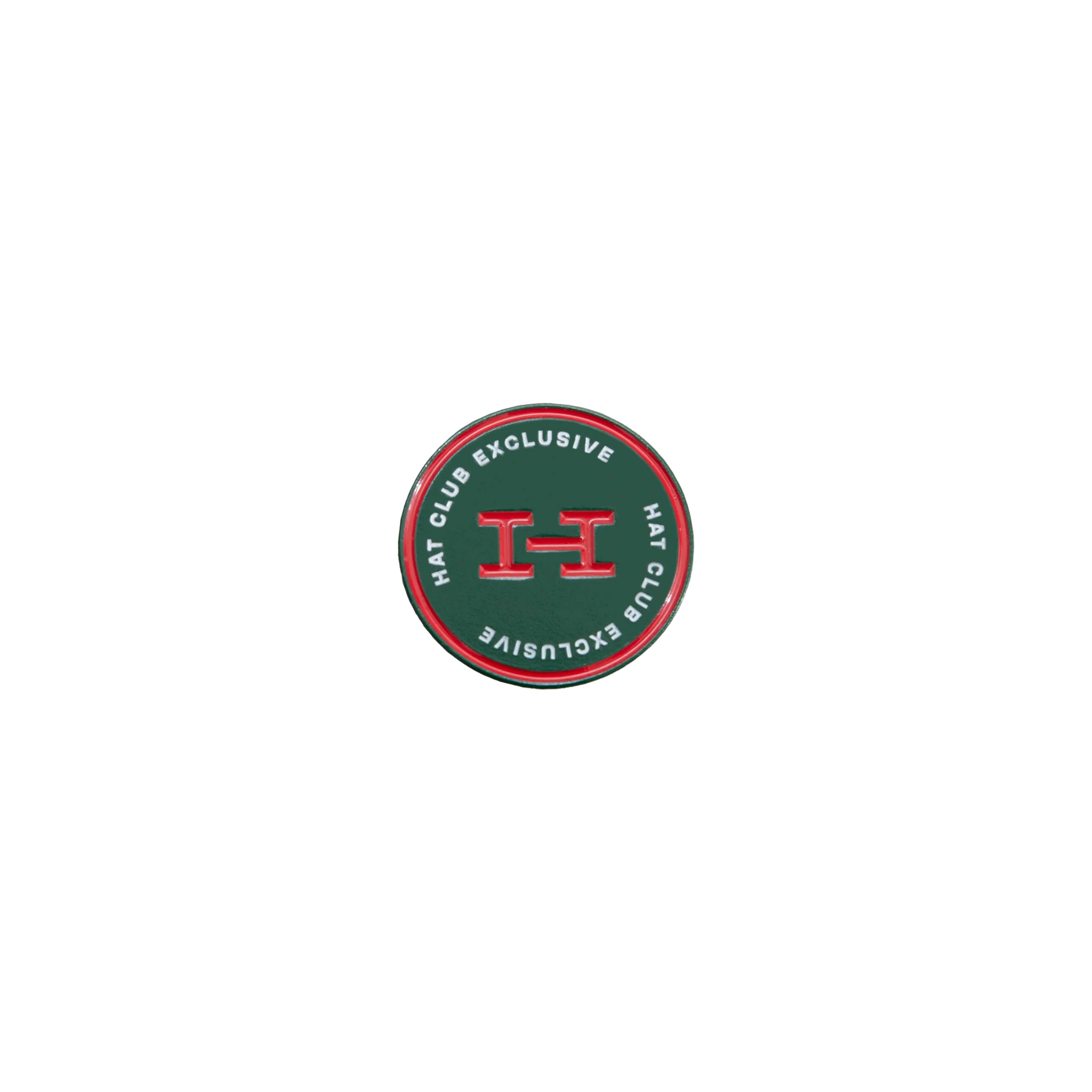 Hat Club Exclusive H Logo Pin - Green, Red