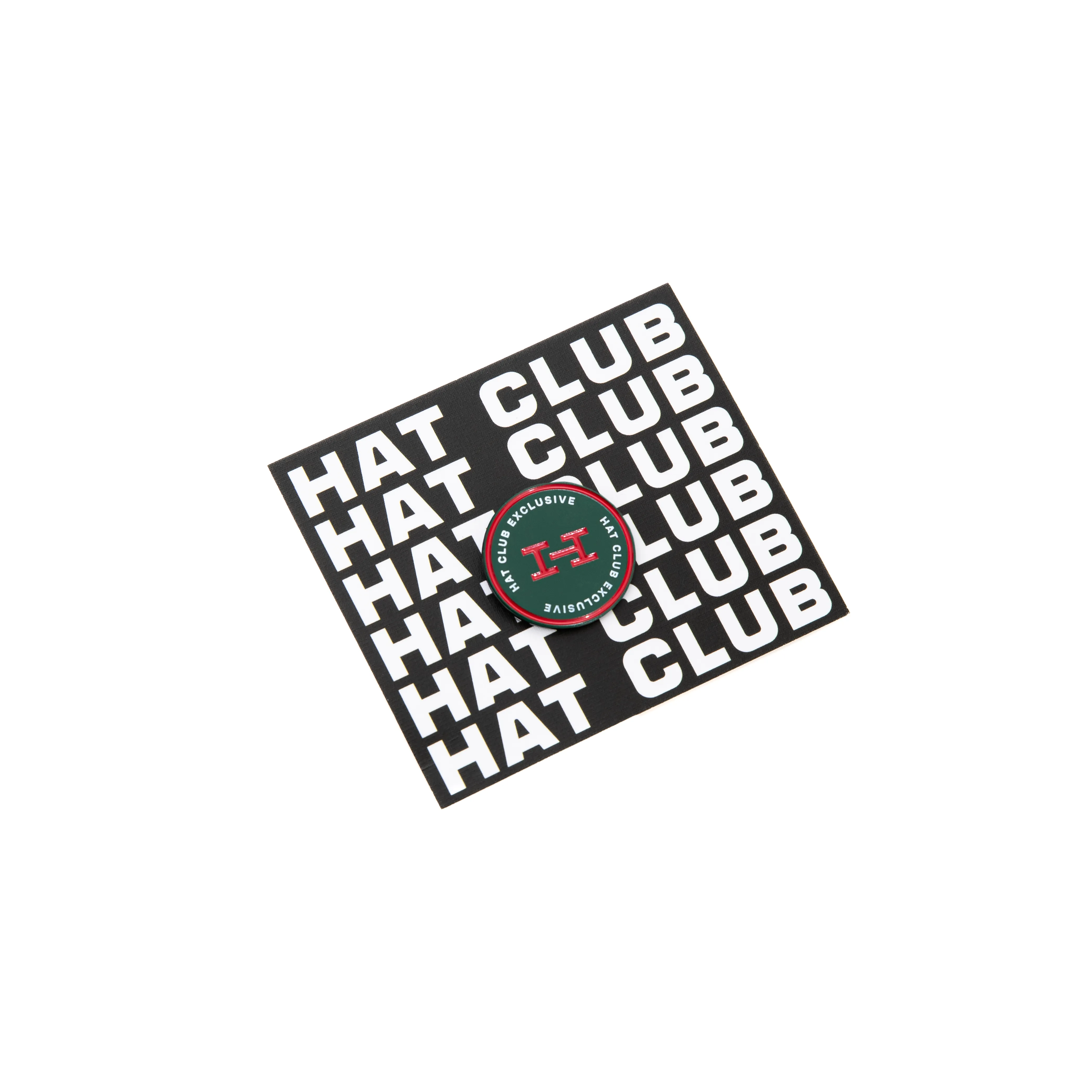 Hat Club Exclusive H Logo Pin - Green, Red