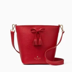 Hayes Street Vanessa Royal Red Bucket Bag