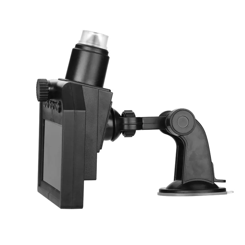 HD Digital Microscope - 600x Zoom, 4.3-Inch HD Display, Built-In Battery, HD Video Recording, Timestamp, Motion Detection