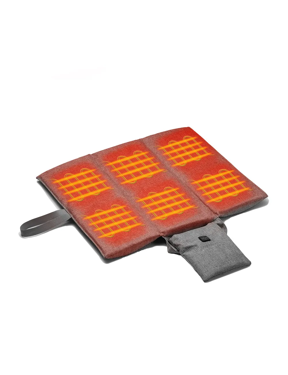 Heated Seat Cushion - Black/Flecking Grey