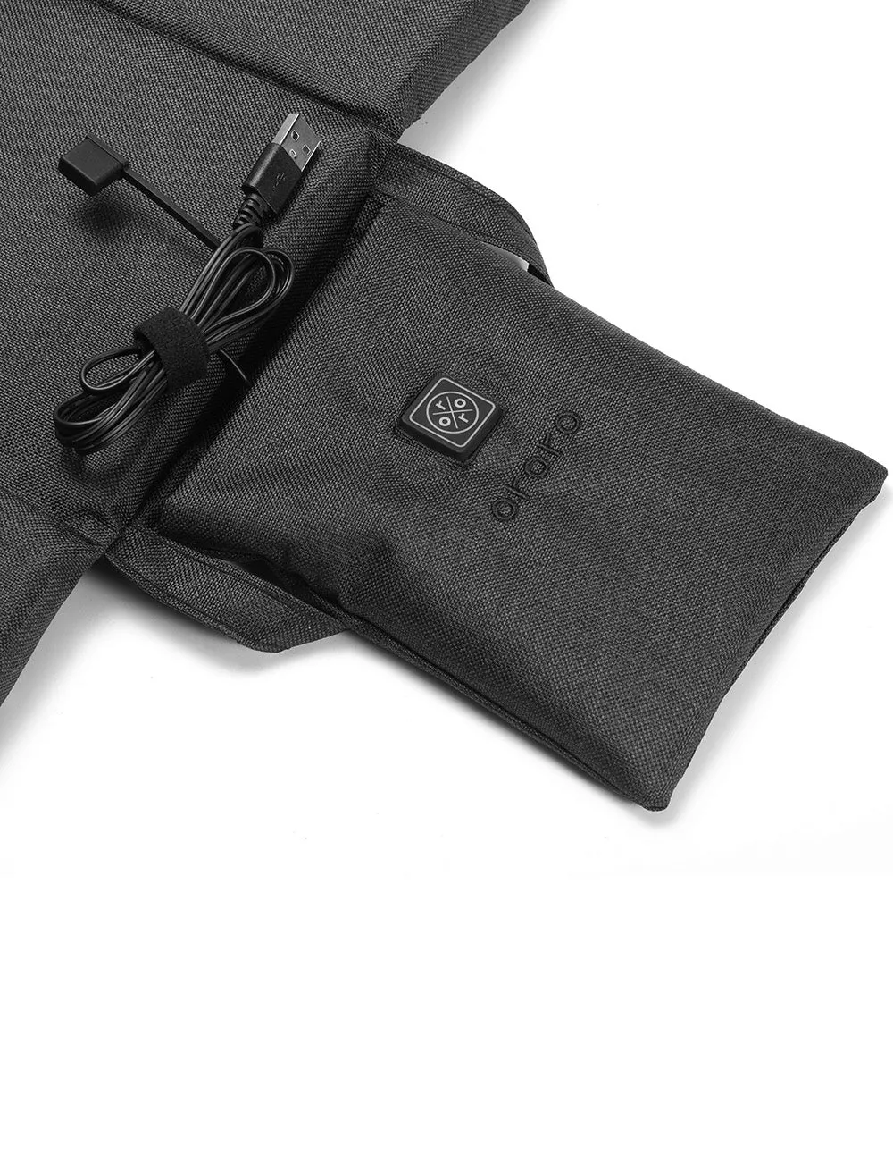 Heated Seat Cushion - Black/Flecking Grey