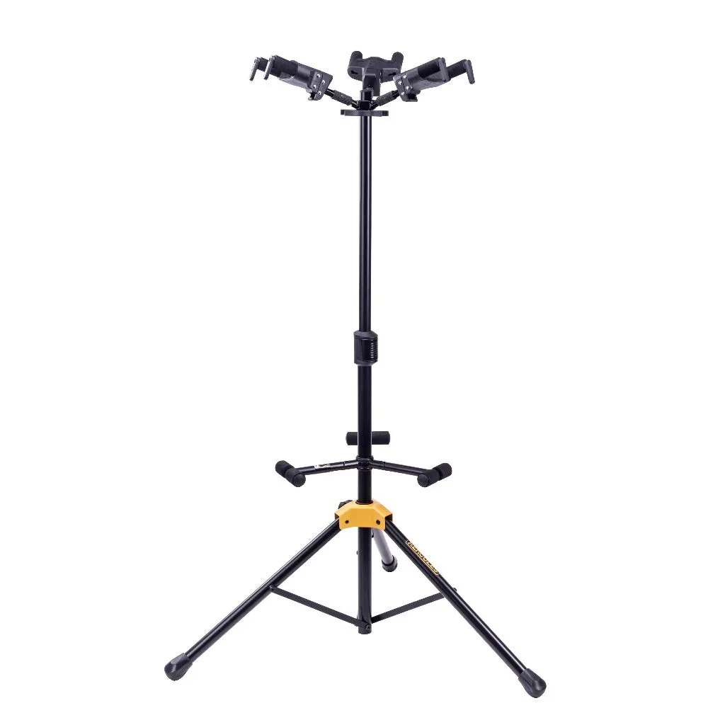 Hercules 05/GS432BPLUS Auto Grab Triple Guitar Stand w/rest (MC6)
