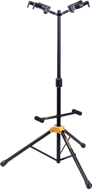 Hercules GS422B PLUS Double Guitar Stand, Auto Grip System, Foldable Backrest