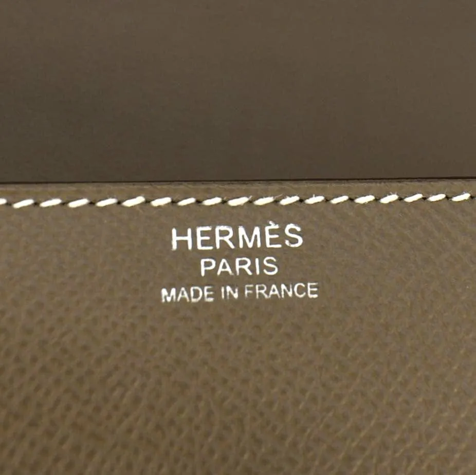 HERMES Mosaique Epsom Leather Bag Shoulder Etoupe