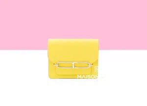 Hermes Roulis Slim Wallet Lime